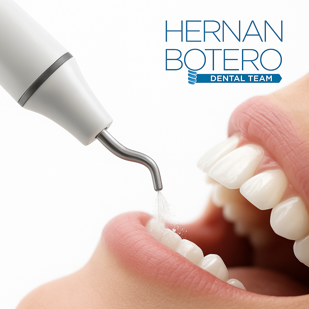 Limpieza dental profunda.